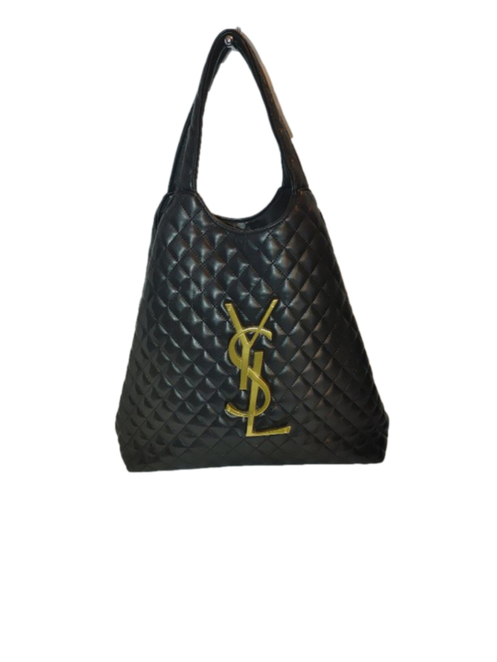 Saint Laurent ICARE Diamond Maxi Quilted Lambskin Shopping Tote